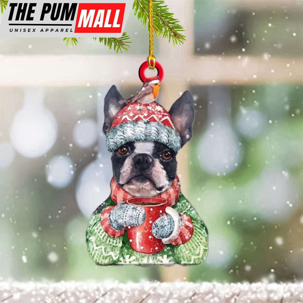 Boston Terrier Christmas Ornament Dog Owner Cute Christmas Tree Ornament 2023 Limited Edition