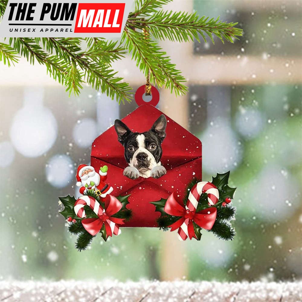 Boston Terrier Christmas Ornament Xmas Tree Ornament Gifts For Boston Terrier Lovers Limited Edition