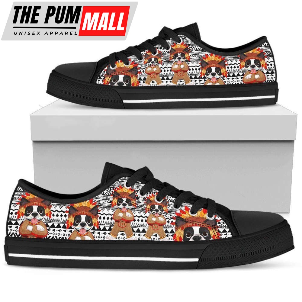 Boston Terrier Women’s Low Top Shoe: A Classic Choice