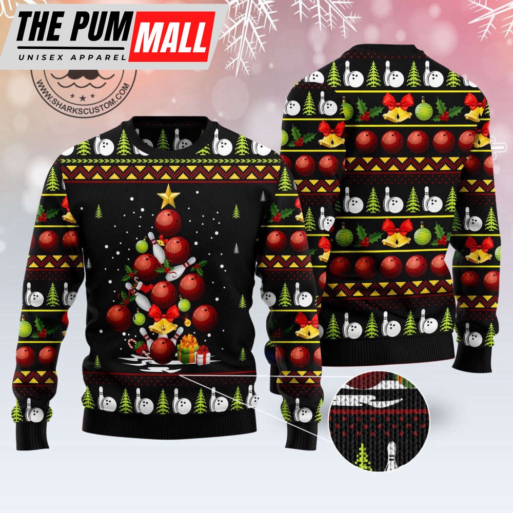 bowling-christmas-tree-t2610-ugly-christmas-sweater-noel-malalan-aez0aj8t Bowling Christmas Tree T2610 Ugly Christmas Sweater – Noel Malalan