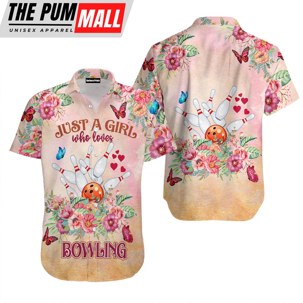 Bowling Flower Aloha Hawaiian Shirts For Men & For Women WH1126
