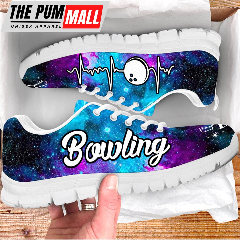 Bowling Galaxy Heartbeat Sneaker Fashion Shoes Comfortable Walking Running Lightweight Casual Shoes Malalan
