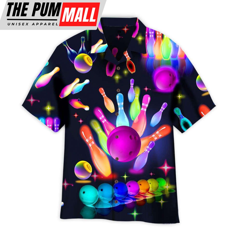 Bowling Hawaiian Shirt For Unisex Gift