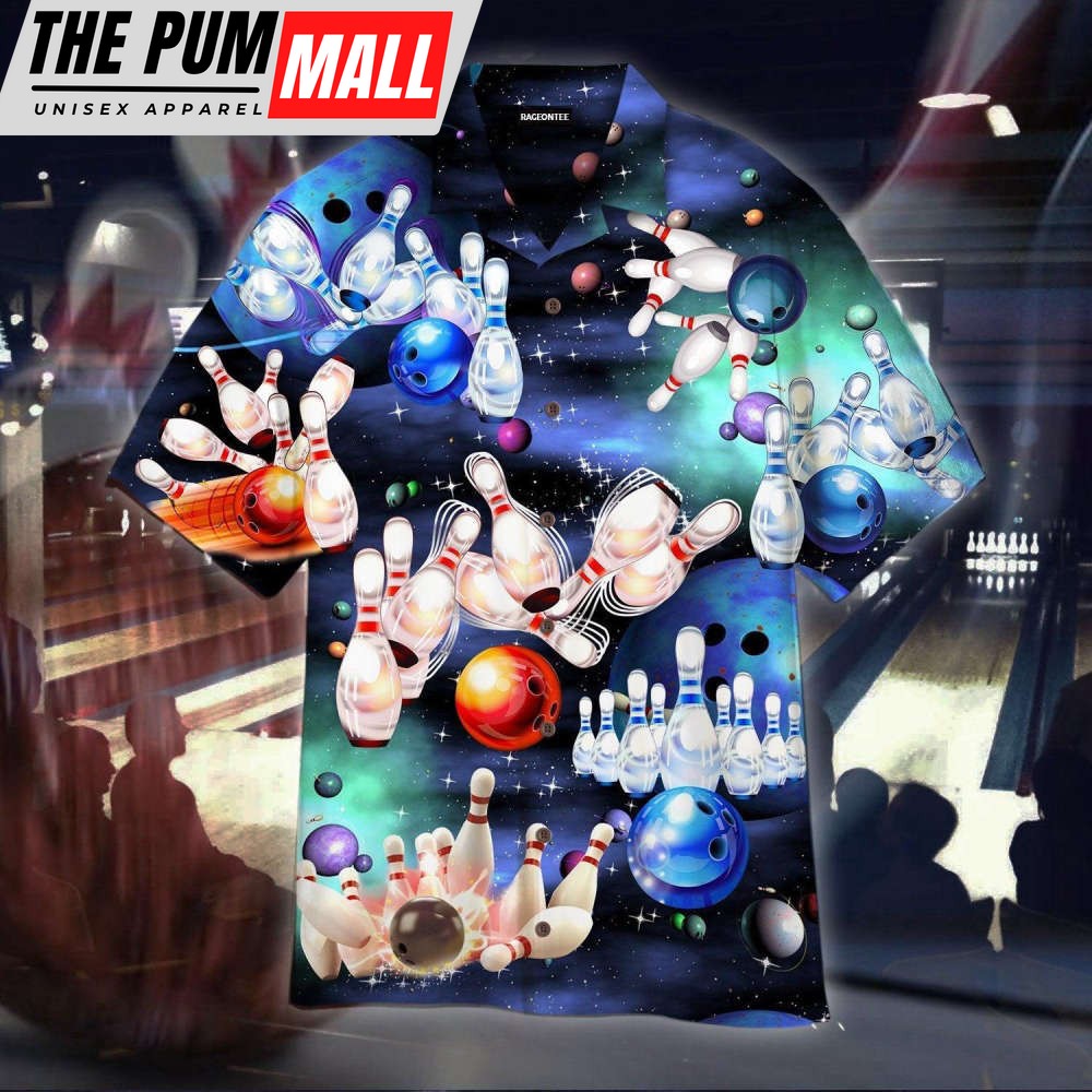 Bowling Let The Dood Times Roll Short Hawaiian Shirt Unisex Men WT1342