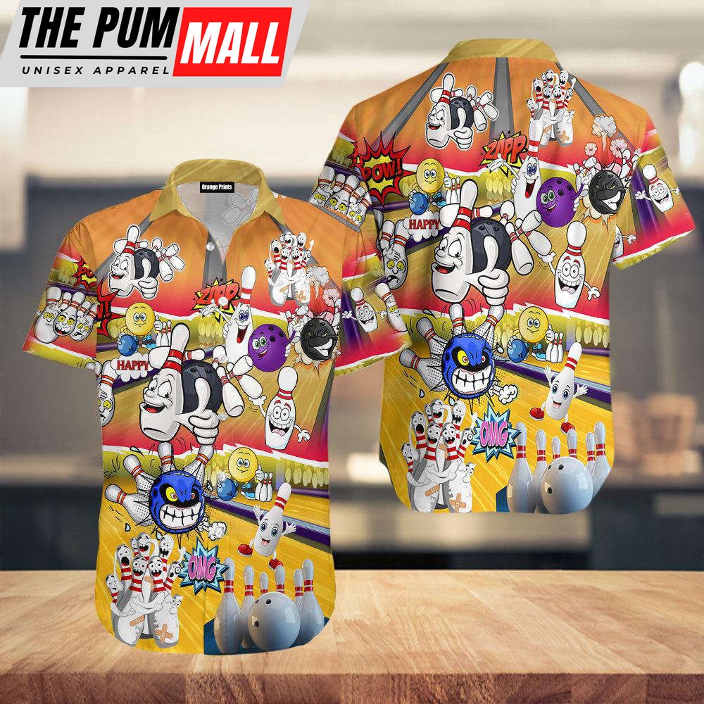 Bowling Split Happens Hawaiian Shirt for Men & Women – Fun & Stylish HW7303