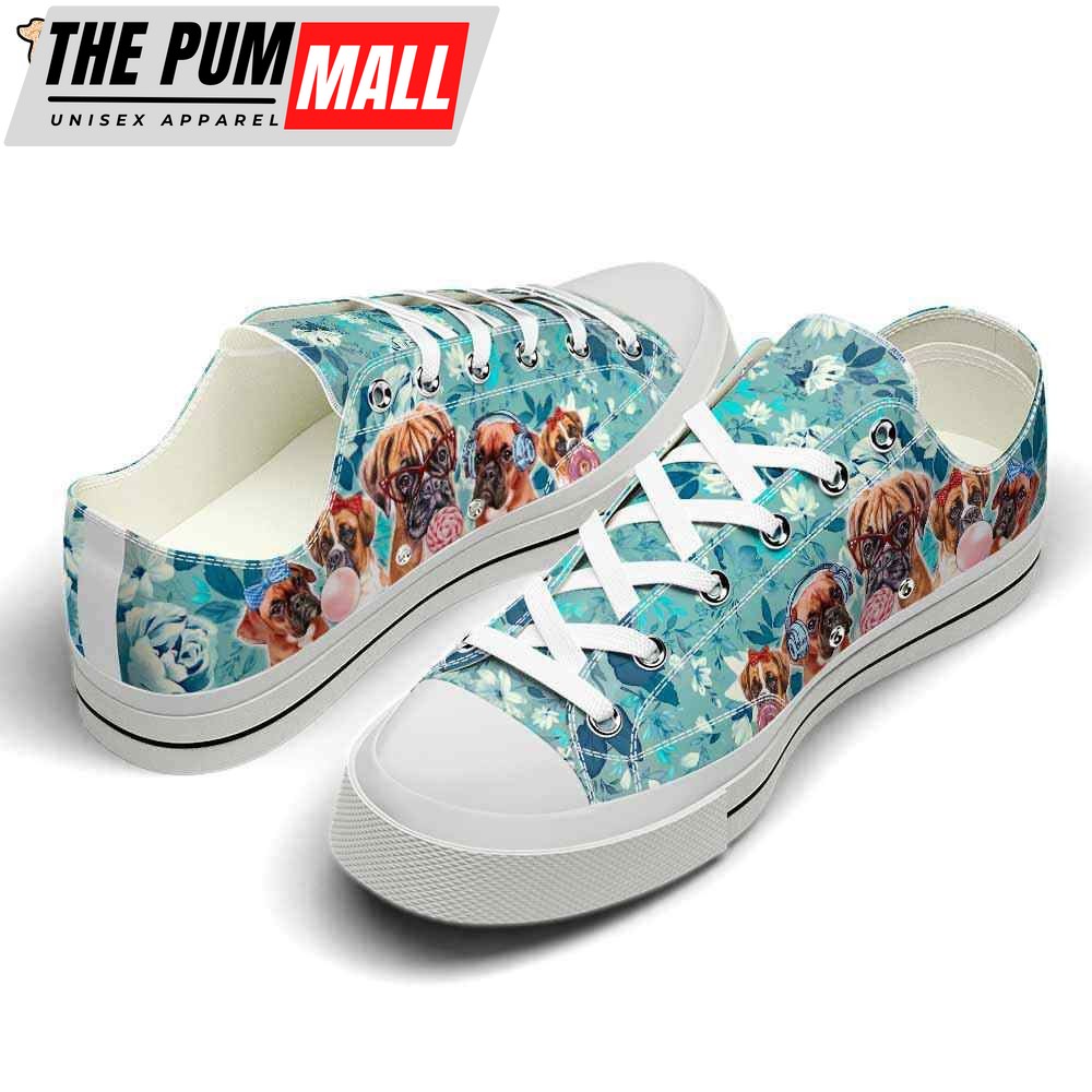 boxer-candy-flower-low-top-shoes-happy-international-dog-day-canvas-sneaker-v56ds0q3 Boxer Candy Flower Low Top Shoes – Happy International Dog Day Canvas Sneaker – Owners Gift Dog Breeders