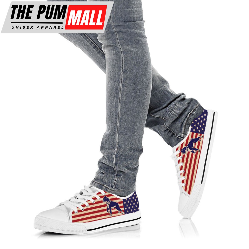 boxer-dog-usa-flag-low-top-shoes-canvas-sneakers-casual-shoes-dcccsjdy Boxer Dog USA Flag Low Top Shoes Canvas Sneakers Casual Shoes