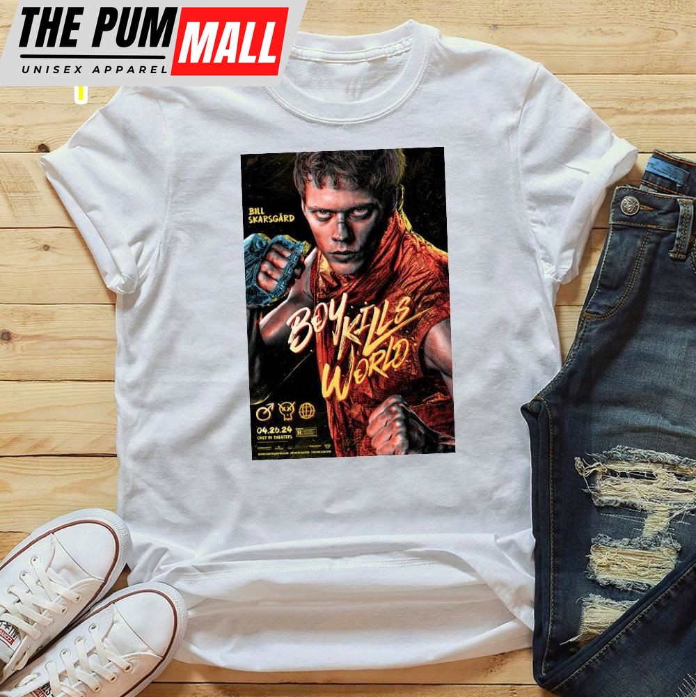 Boy Kills World Movie Poster 2025 T-Shirt
