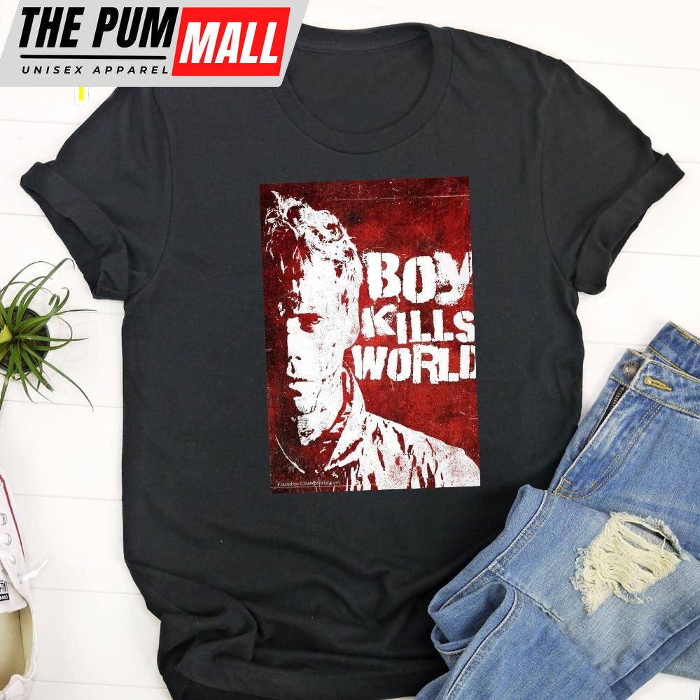 Boy Kills World Starring Bill Skarsgard And Jessica Rothe In Theaters On April 2025 T-Shirt