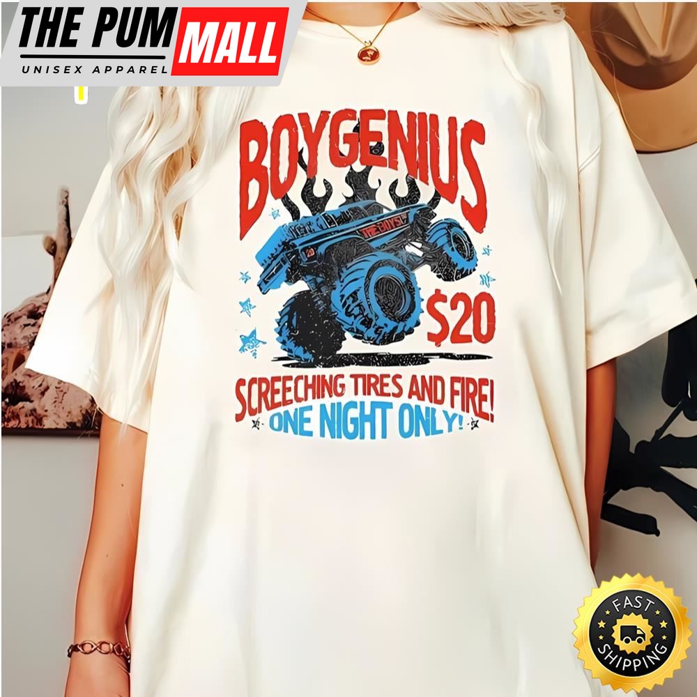 Boygenius Screeching Tires And Fire T-Shirt