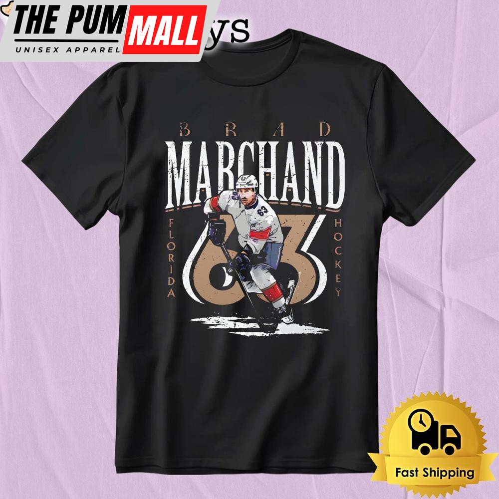 Brad Marchand Florida Panthers Number 63 Hockey T Shirt