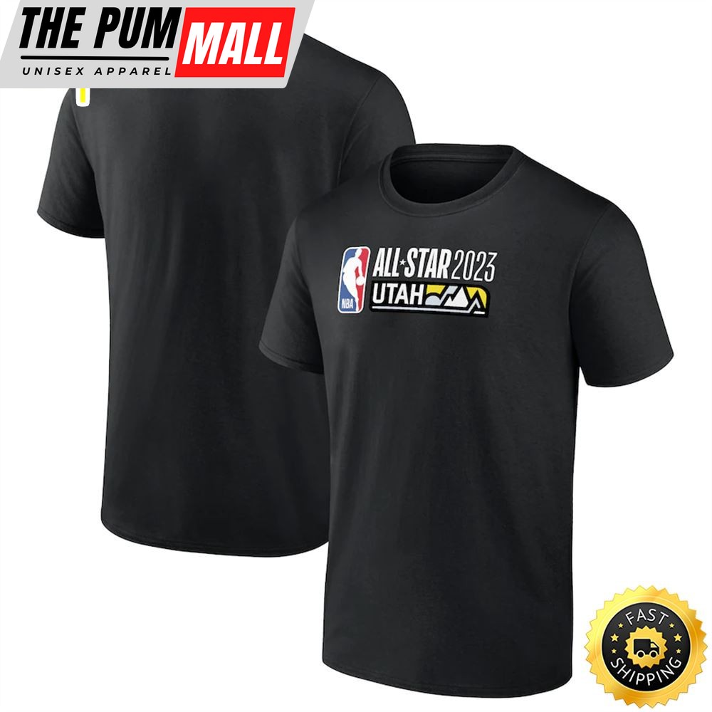 Branded 2025 NBA All-Star Game Official Logo Black T-shirt
