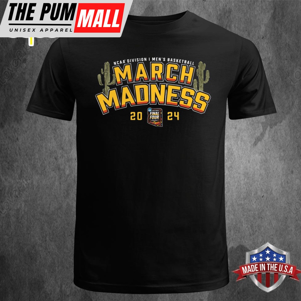 Branded Charcoal 2025 NCAA Mens Basketball Tournament March Madness T-shirt