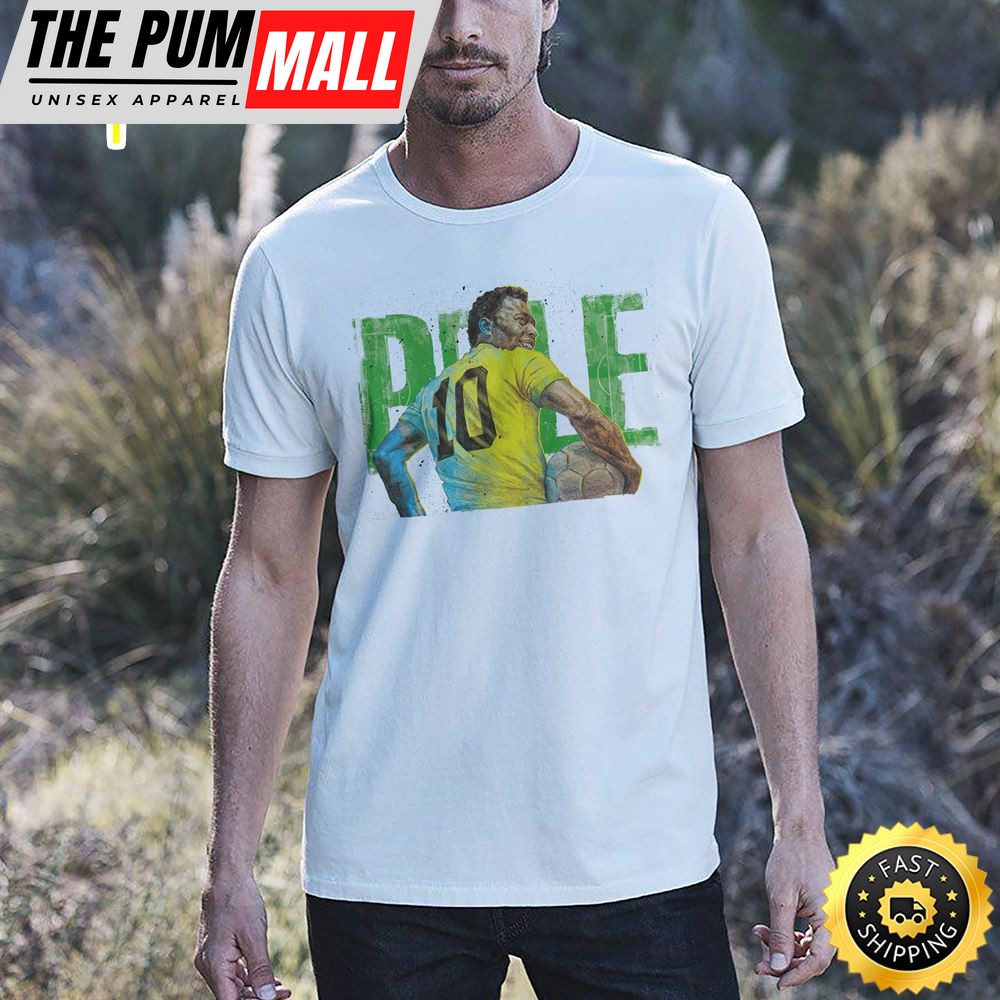 Brazil Pele Captain & Football Legend Unisex T-Shirt