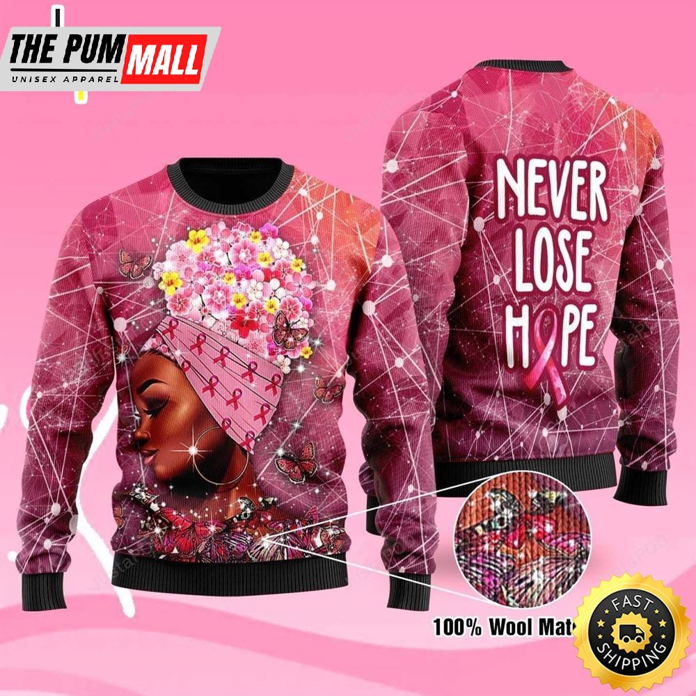 Breast Cancer Awareness Gifts Christmas Ugly Sweater