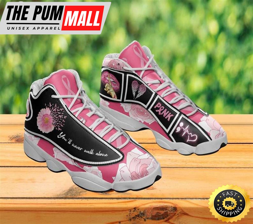 Breast Cancer Awareness Warrior Shoes Cancer Fighter Air JD13 Shoes