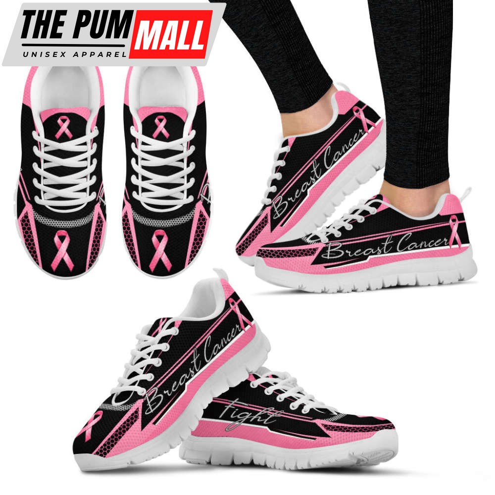 Breast Cancer Shoes Fight Sinwy Sneaker Walking Shoes, For Men And Women