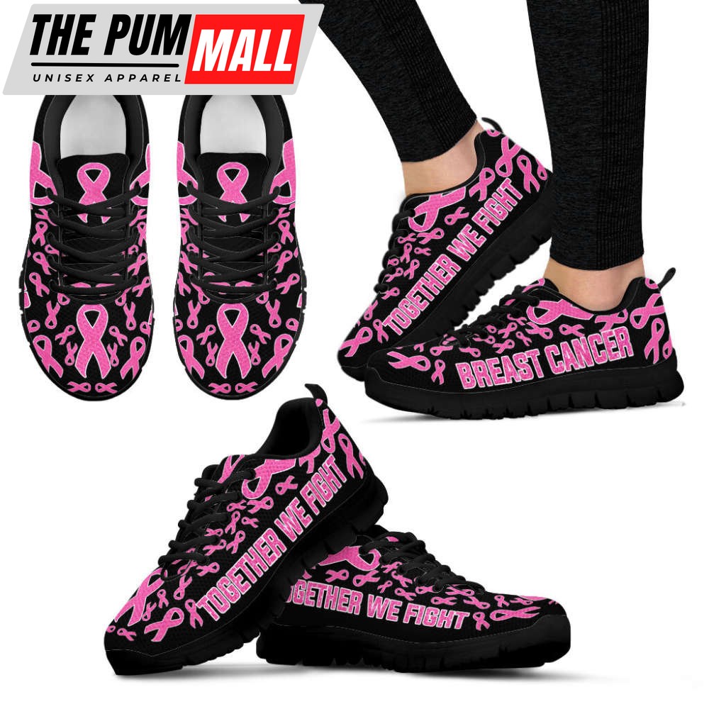 Breast Cancer Shoes Together We Fight Sneaker Walking Shoes, Best Shoes For Men And Women