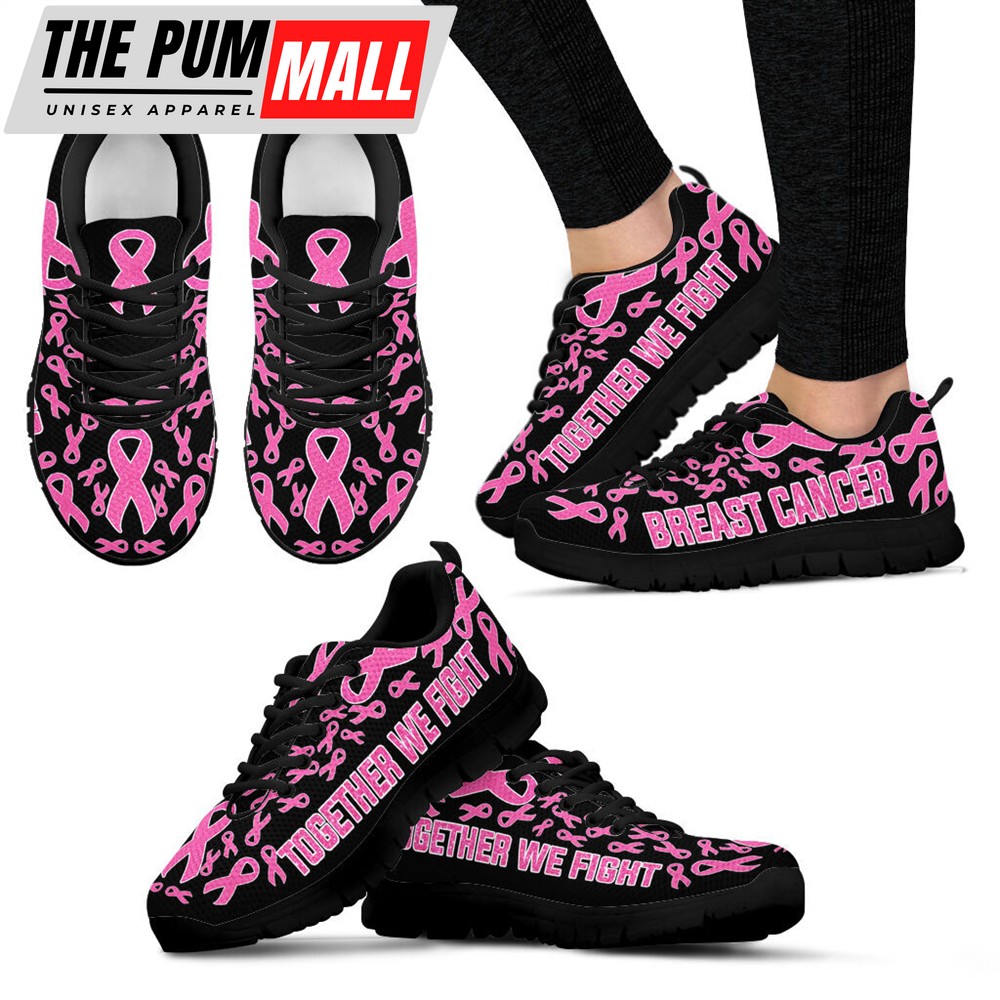 Breast Cancer Shoes Together We Fight Sneaker Walking Shoes – Best Shoes For Men And Women