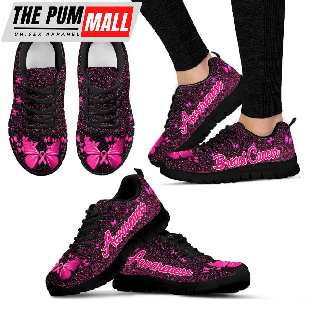 Breast Cancer Shoes Twinkle Sneaker Walking Shoes, Best Shoes For Men And Women