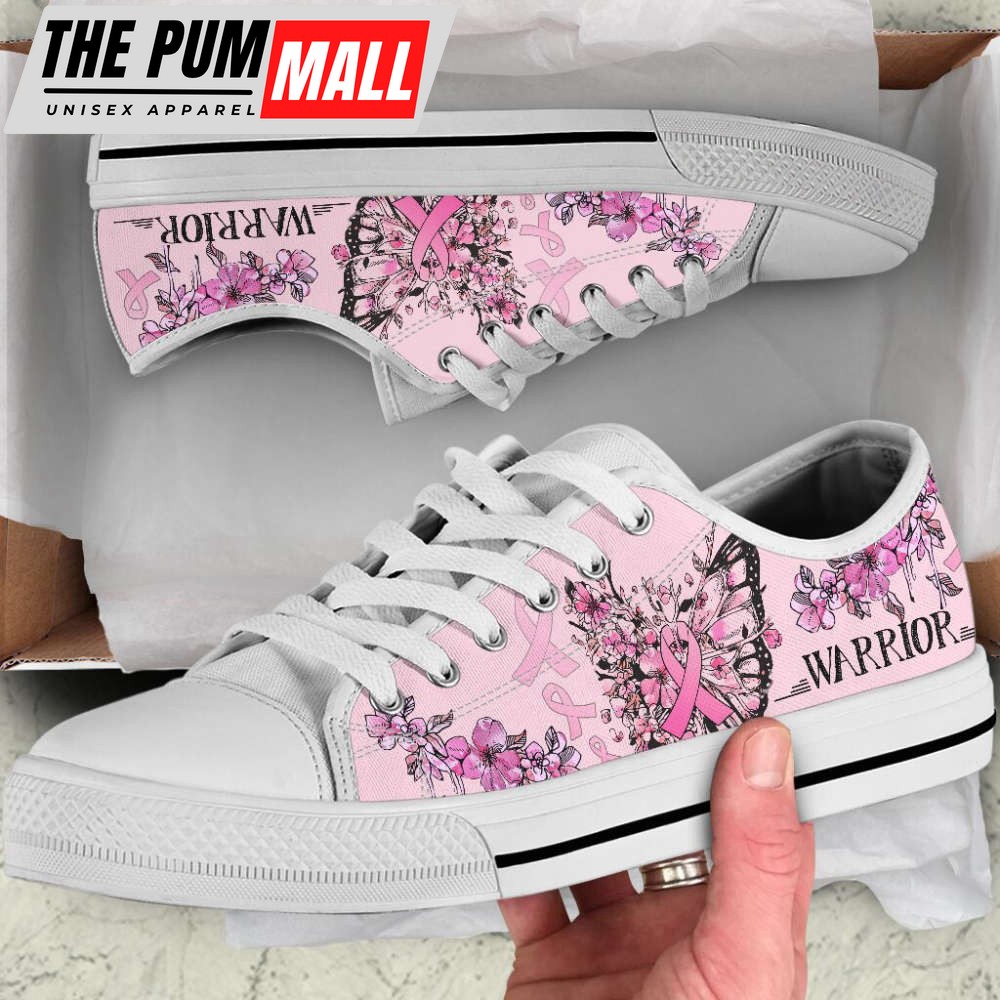 breast-cancer-shoes-warrior-butterfly-flower-low-top-shoes-canvas-shoes-l7op78fq Breast Cancer Shoes Warrior Butterfly Flower Low Top Shoes Canvas Shoes