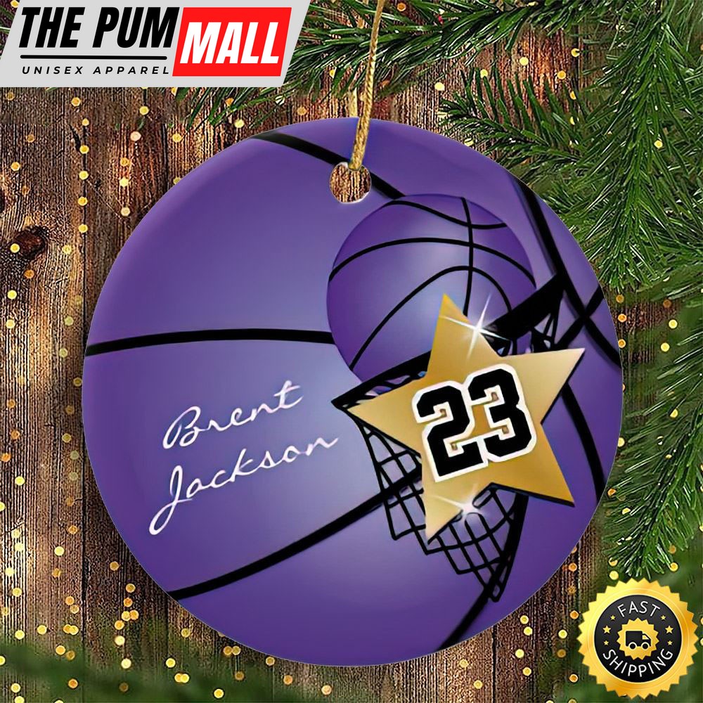 Brent Jackson 23 Christmas NBA Christmas Ornaments Limited Edition