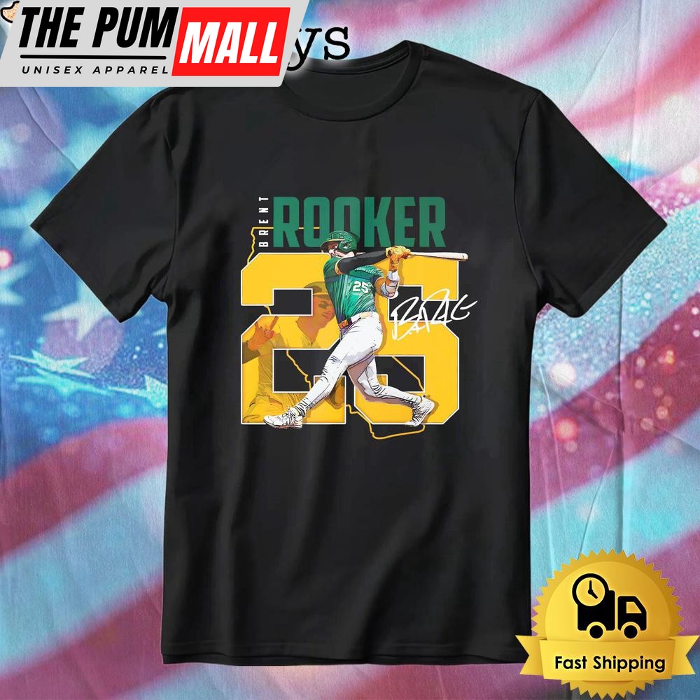 Brent Rooker Sacramento Baseball Player Number T-Shirt