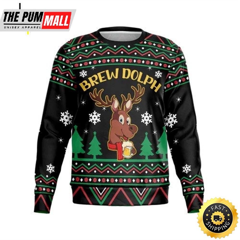 Brew Dolph! Ugly Christmas Sweater