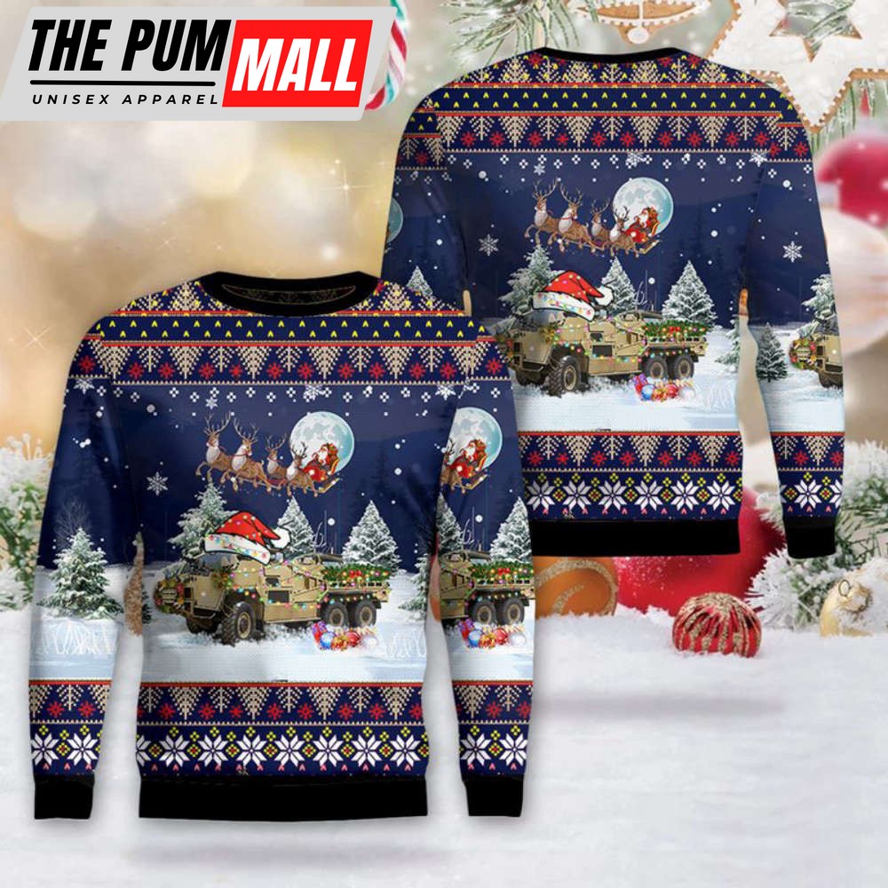 British Army Coyote Christmas Sweater 3D Gìt For Christmas