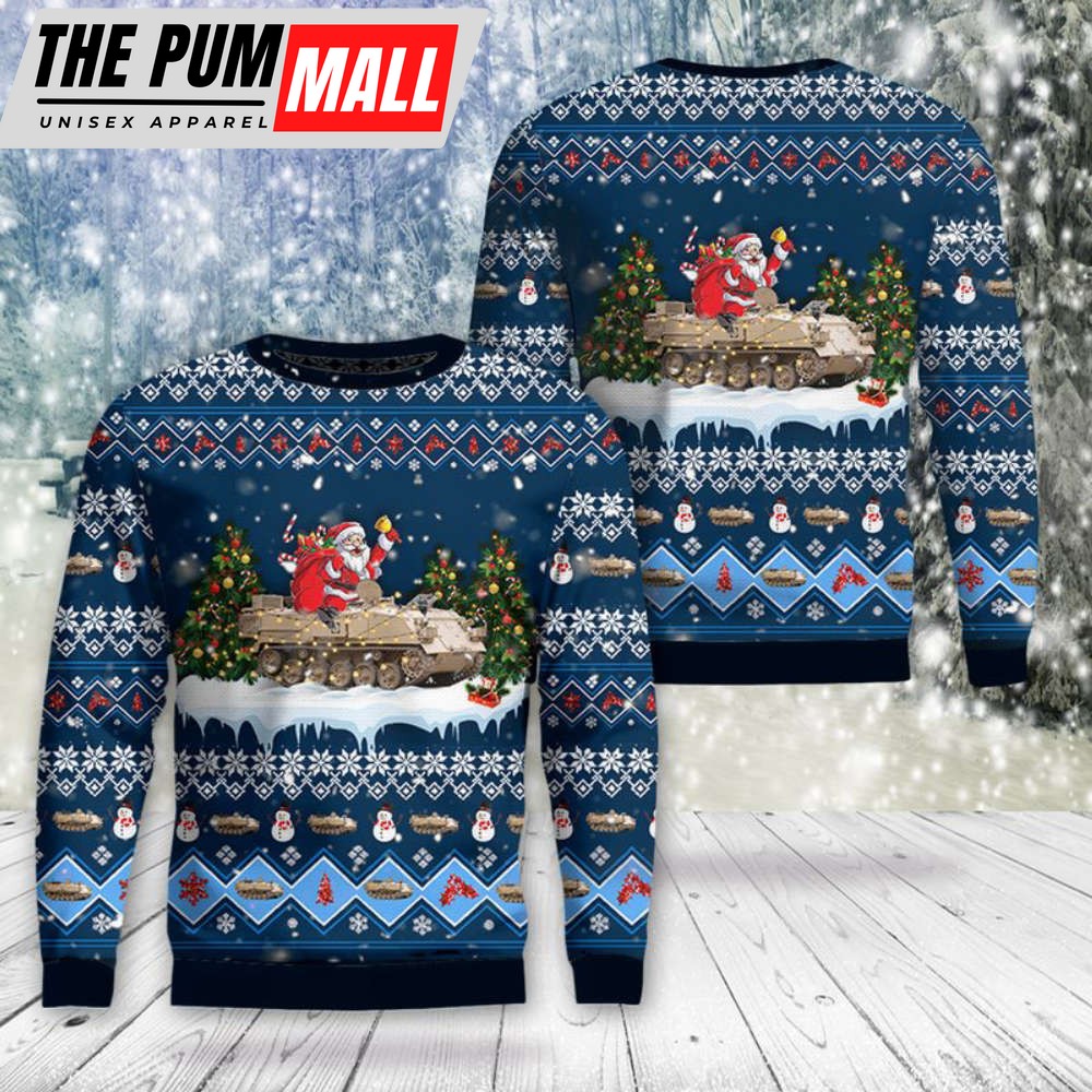 British Army FV432 “Bulldog” Mk3 Christmas Sweater Gift For Christmas