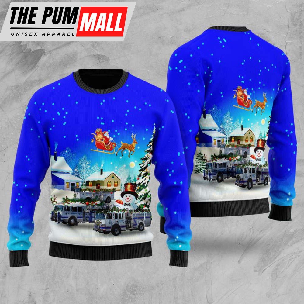 Brownsville, Pennsylvania, South Brownsville Fire Company Christmas Sweater 3D Christmas Gift Day