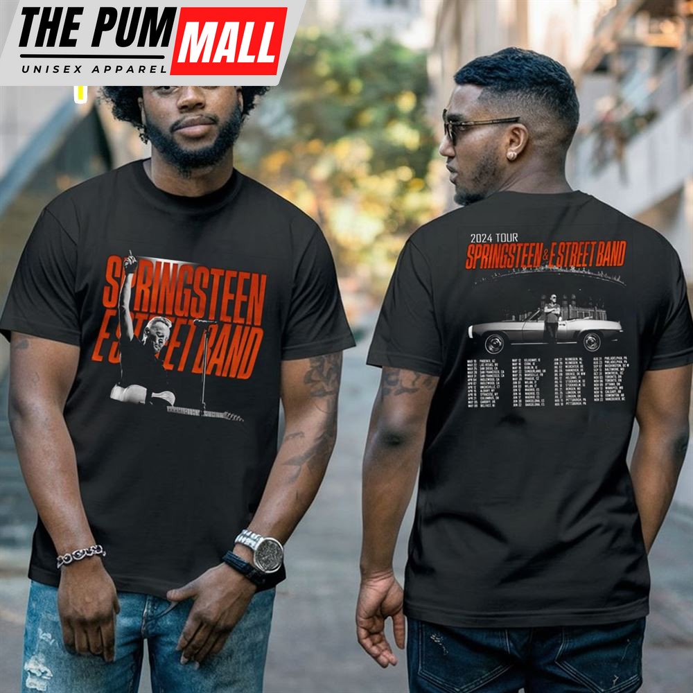 Bruce Springsteen And E Street 2024 Tour Shirt