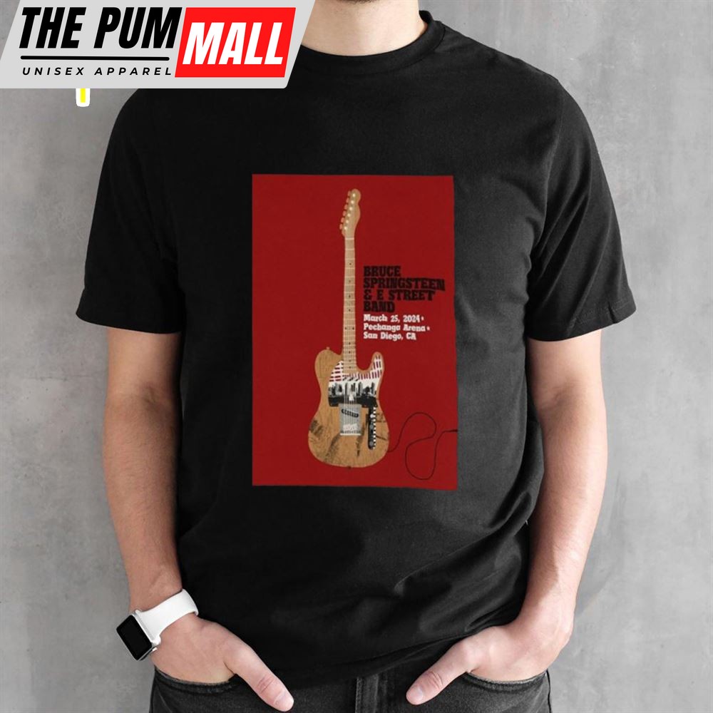 Bruce Springsteen And E Street Band March 25 2025 Pechanga Arena San Diego Ca T-shirt