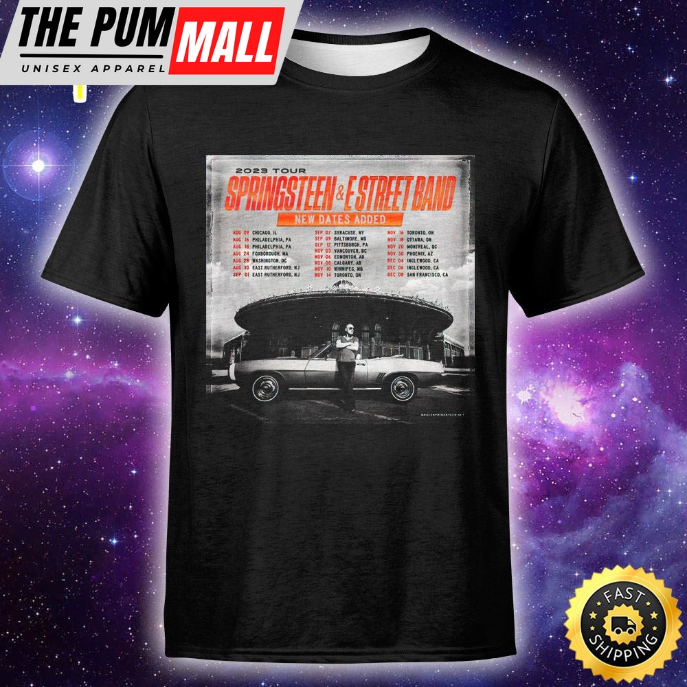 Bruce Springsteen And The E Street Band Add North American Shows In 18 Cities To Their 2025 International Tour Unisex Shirt