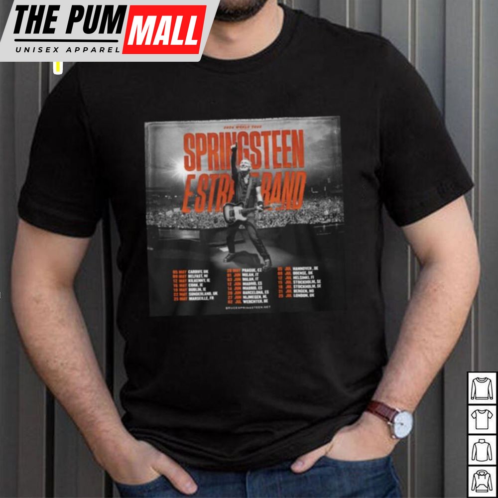 Bruce Springsteen and The E Street Band World Tour 2025 Shirt