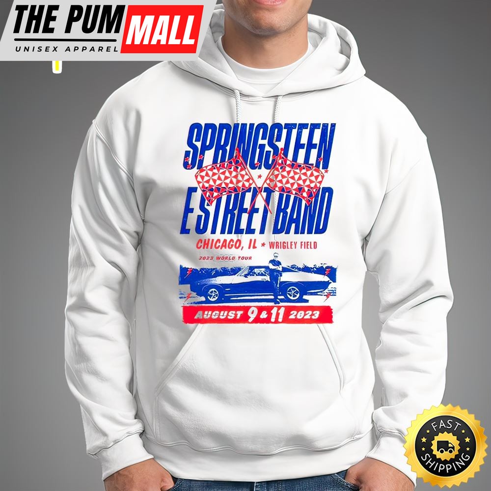 Bruce Springsteen & E Street Band World Tour Wrigley Field Chicago Il August 9 & 11 2025 Unisex Shirt