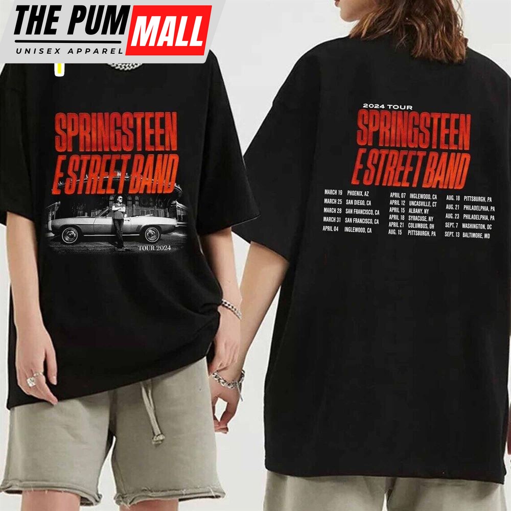 Bruce Springsteen & The E Street Band Rescheduled US Tour 2024 Shirt