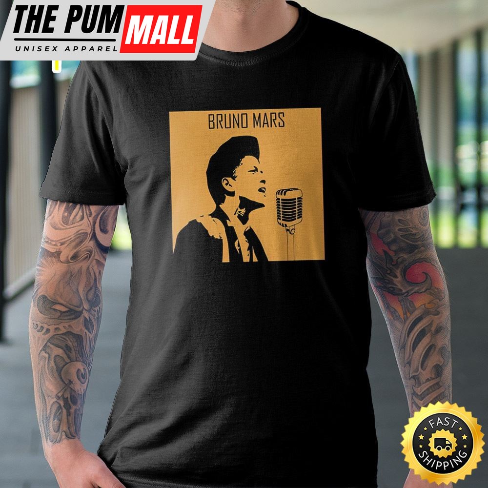 Bruno Mars 24K Magic World Tour 2025 Merch America Europe Unisex T-Shirt