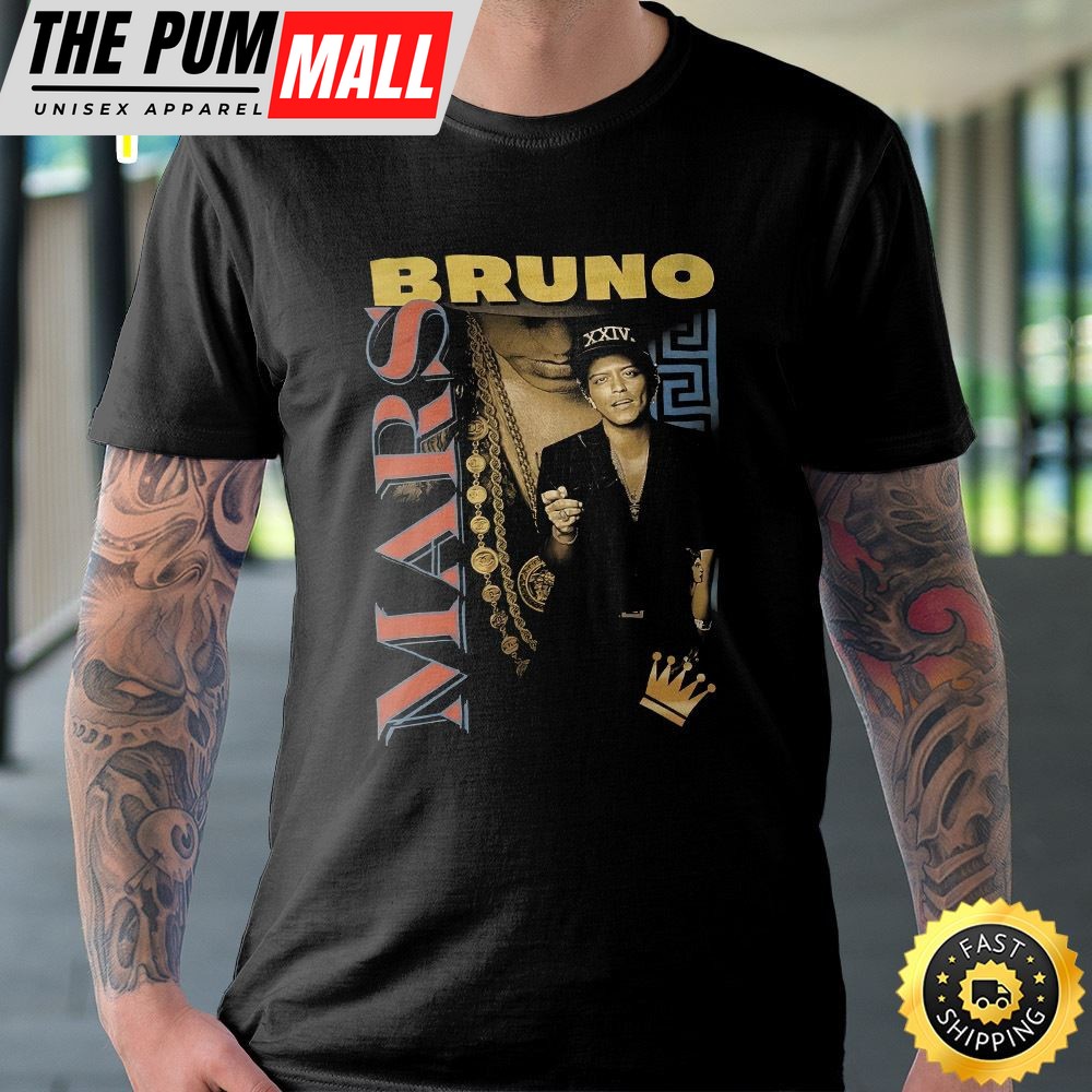 Bruno Mars 24K Magic World Tour 2025 Merch Unisex T-Shirt