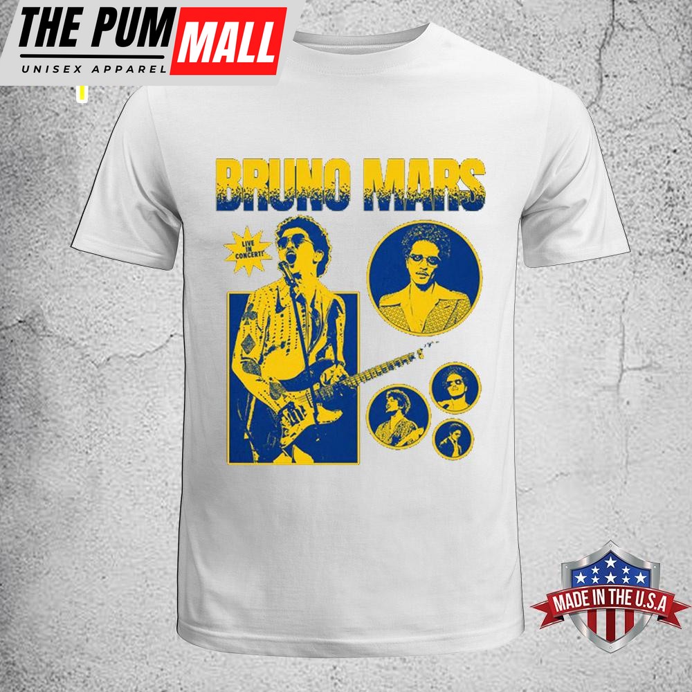 Bruno Mars Live In Concert 2025 Unisex T-Shirt