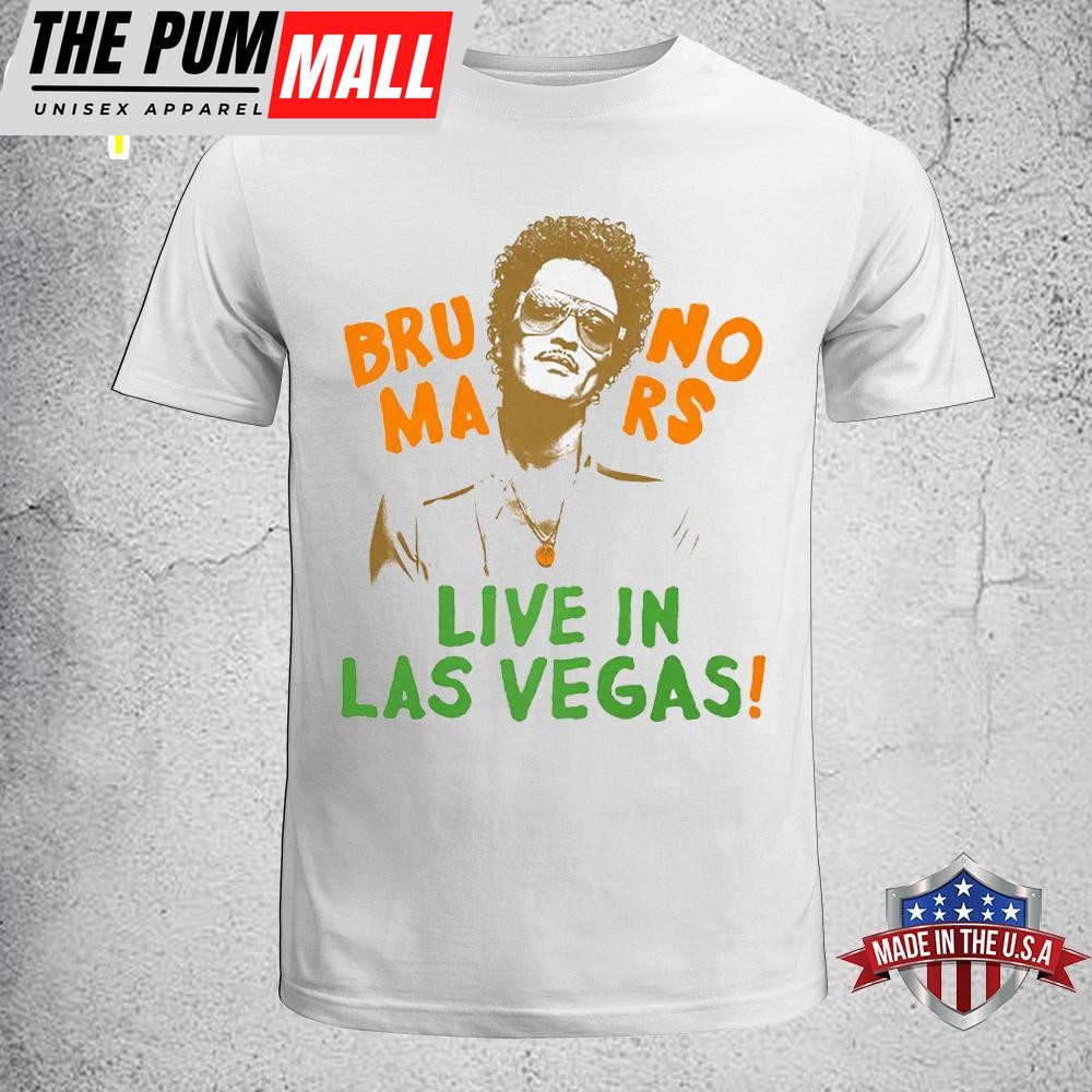 Bruno Mars Live In Las Vegas 2025 Unisex T-Shirt