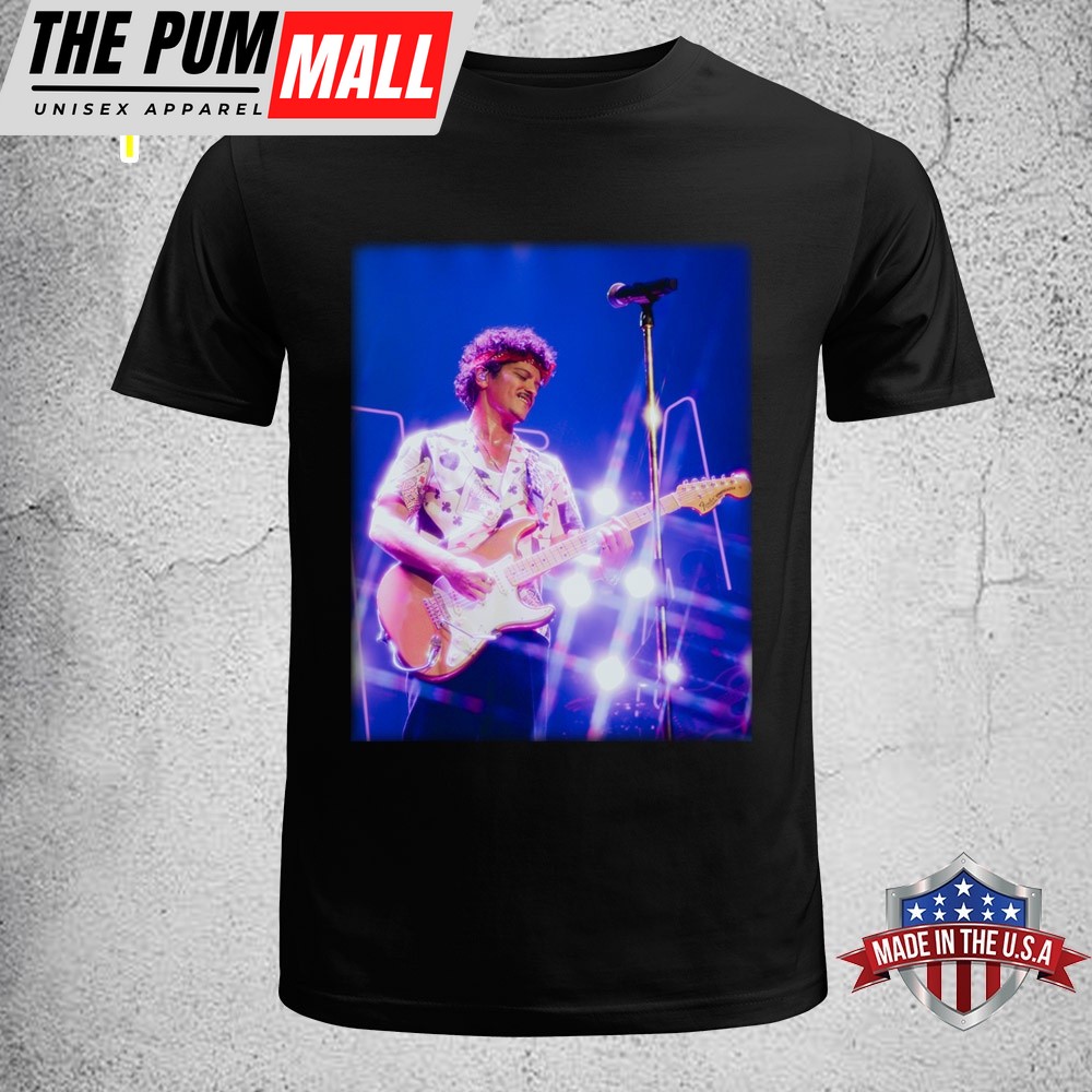 Bruno Mars Playing Guitar Music Unisex T-Shirt