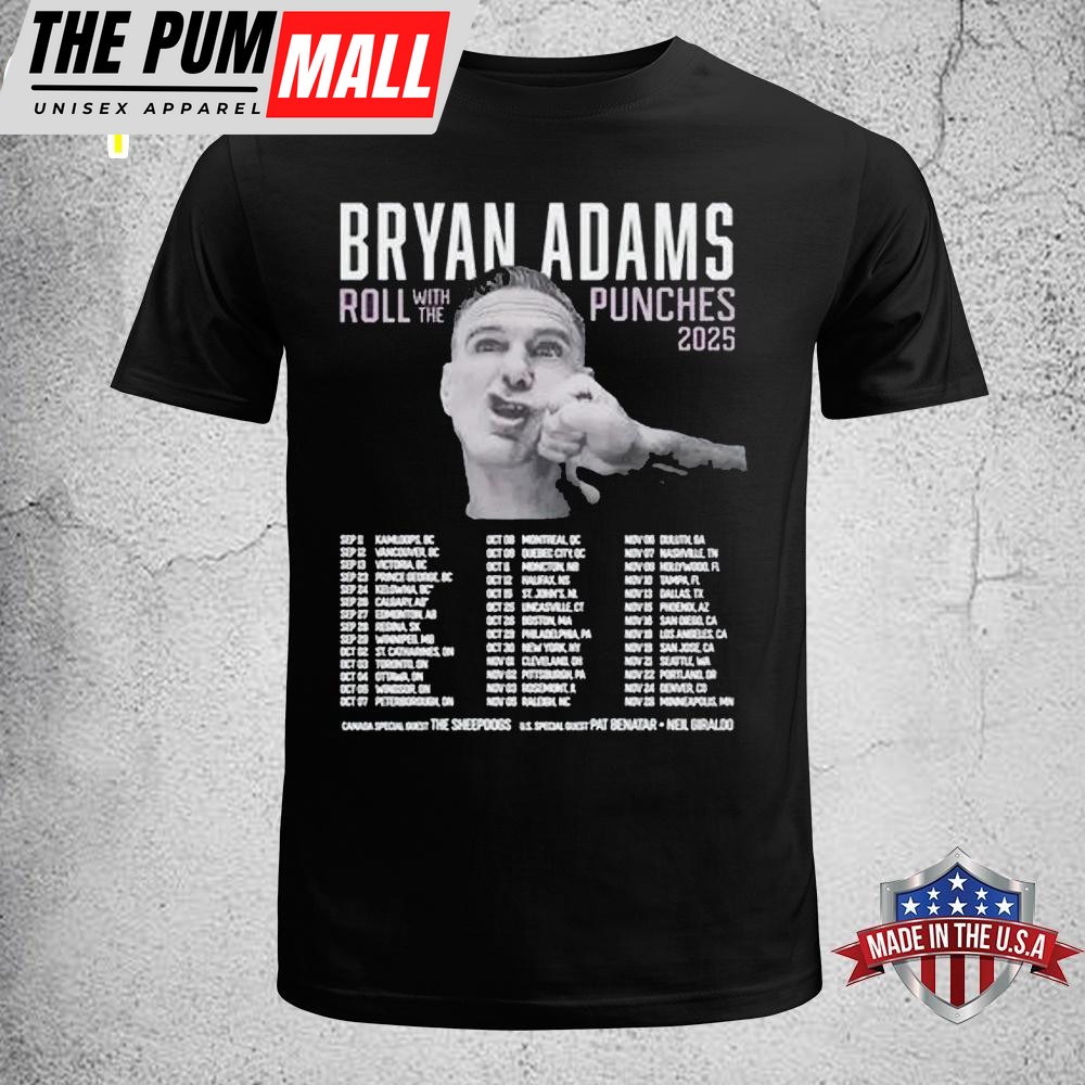 Bryan Adams Tour 2025 Unisex T-Shirt