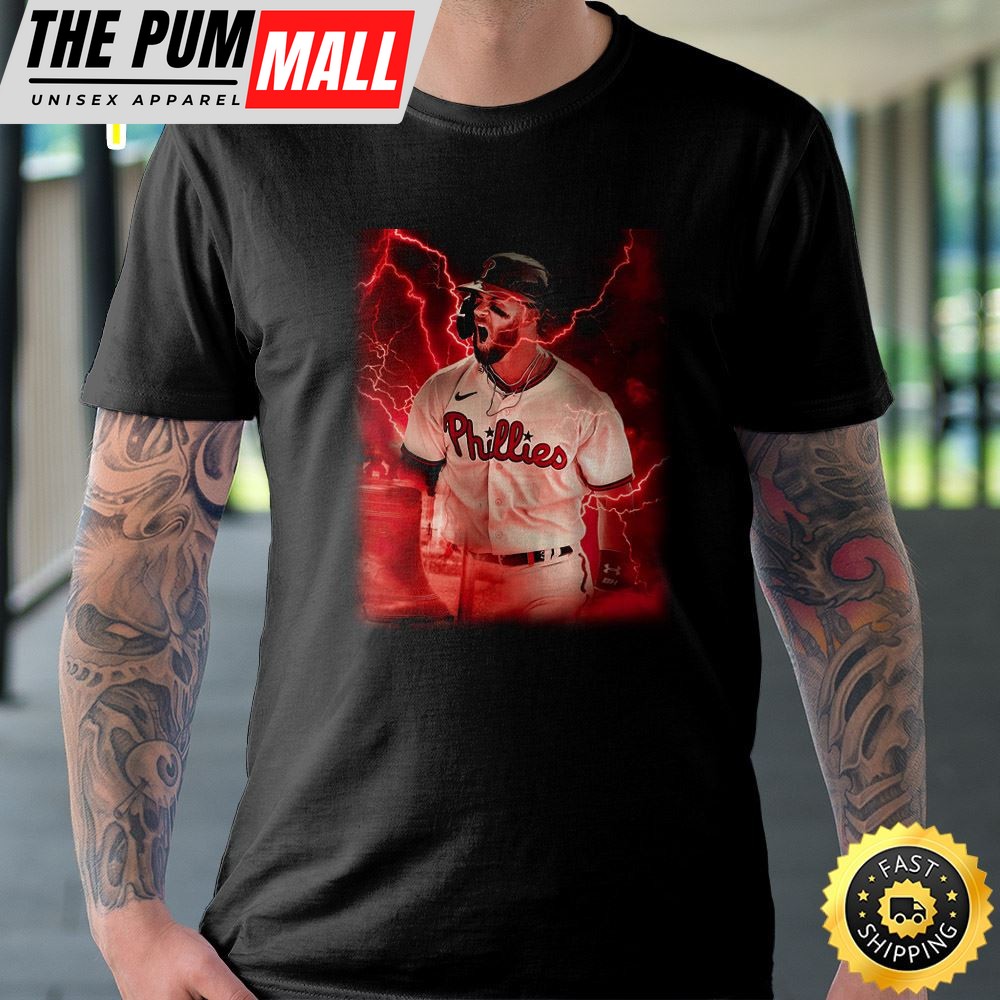 Bryce Harper MLB Postseason 2025 Black T-shirt
