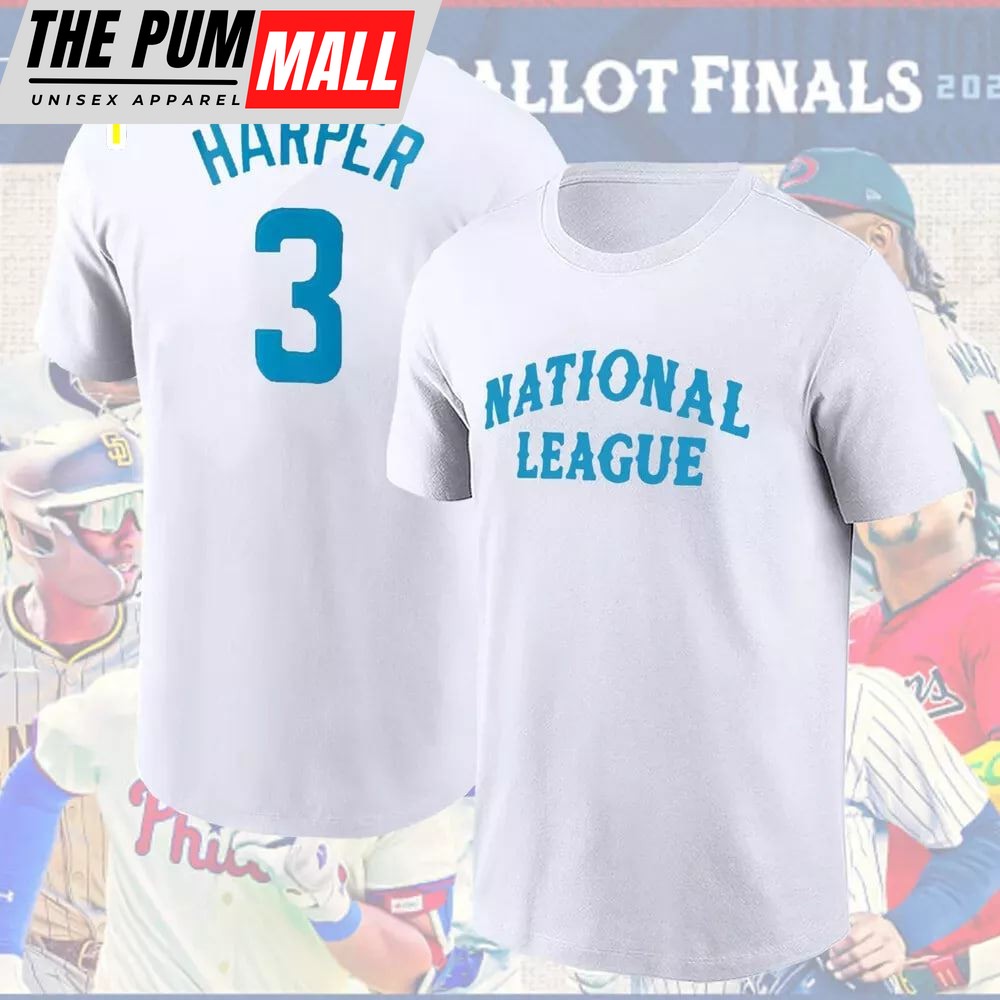 Bryce Harper National League 2025 All-Star Game T-Shirt