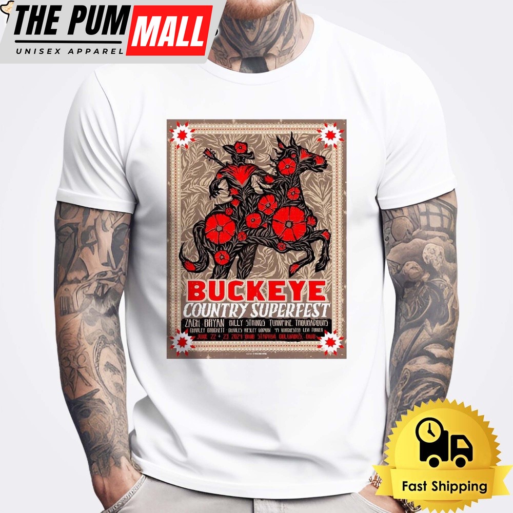 Buckeye Country Superfest Jun 2024 Ohio Stadium Columbus Unisex T-Shirt