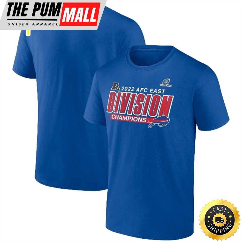 Buffalo Bills Branded 2025 AFC East Division Champions Divide & Conquer Royal T-shirt
