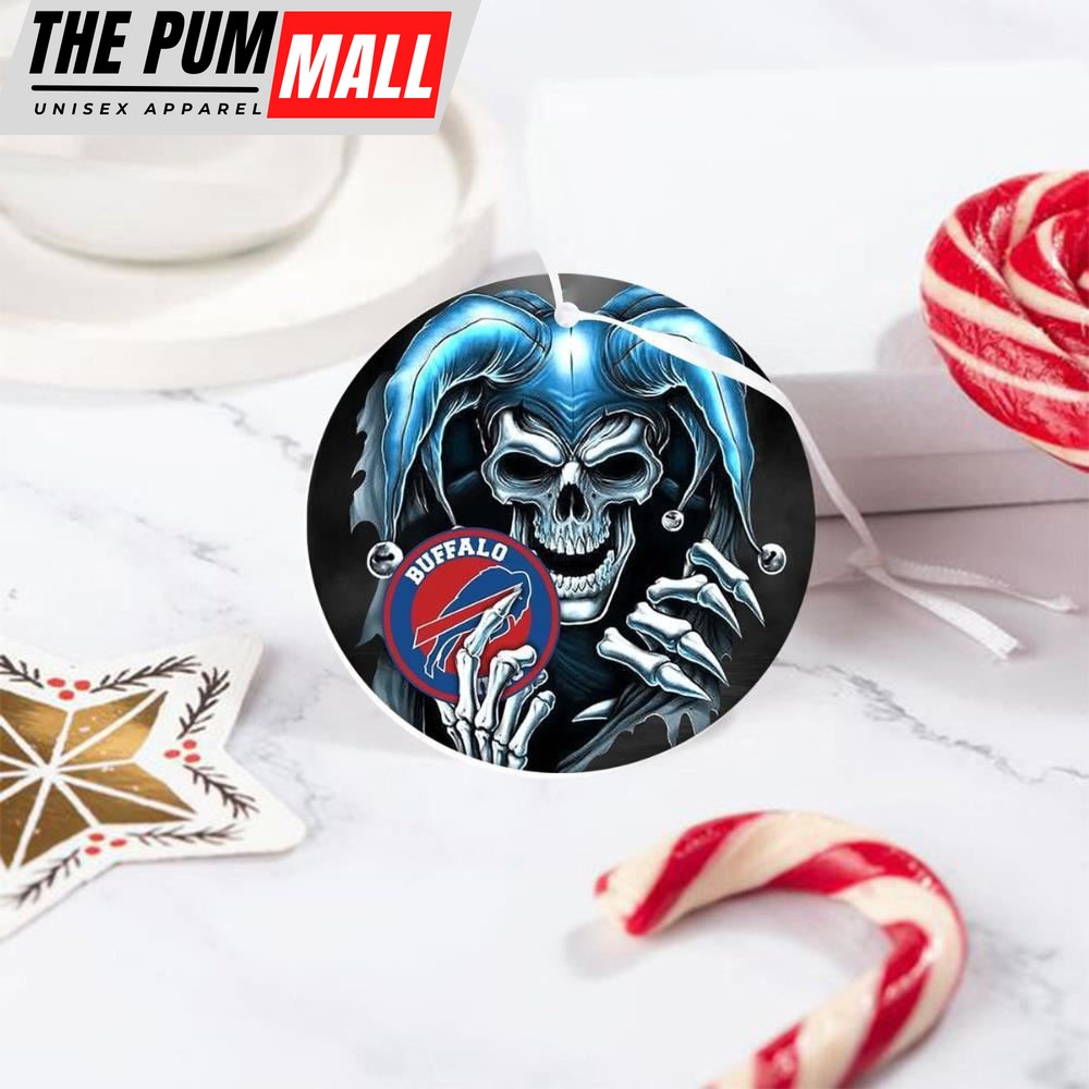 Buffalo Bills Christmas Skull Nfl Hallmark Ornaments Limited Edition