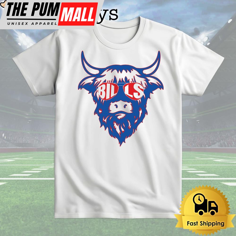 Buffalo Bills Football Mascot Wearing Glasses T Shirt