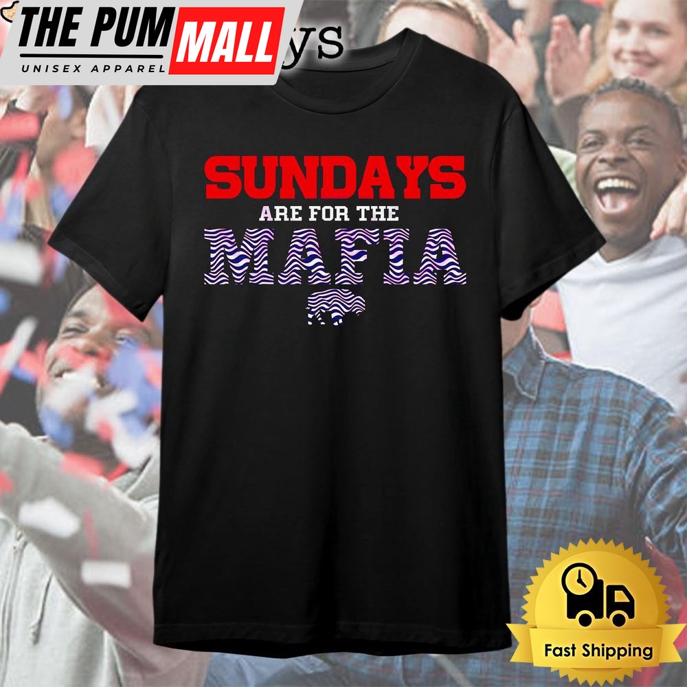 Buffalo Bills Football Sundays Are For The Mafia T Shirt